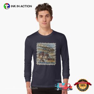 Willbur and Orvillie Vintage Stamp Shirt