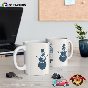 Winter Burrito Blanket Spirit Animal Christmas Mug 2