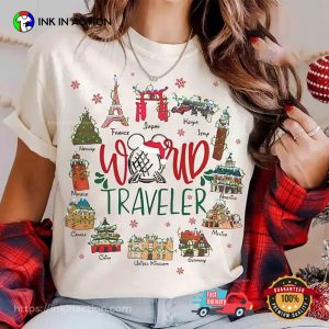 World Traveler Christmas Around The world Shirt 1 InkInAction.com