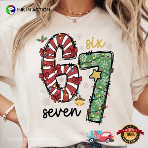 Xmas 6 7 Meme Christmas T-shirt
