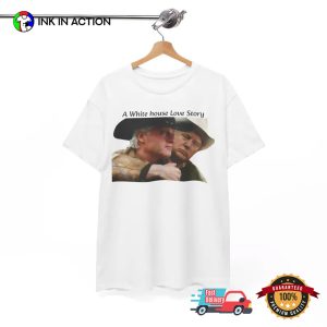 A White House Love Story Bill Clinton & Donald Trump T shirt 3 InkInAction.com