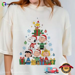 Adorable Snoopy Peanuts Charlie Brown Tree Holiday Shirt