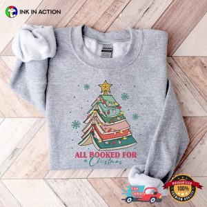 All Booked For Christmas, Xmas Bookworm Shirt