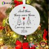 Baby Announcement Christmas Ornament