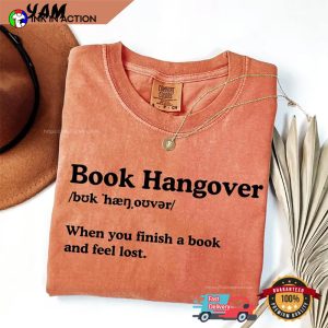 Book Hangover Definition funny hangover Comfort Colors Shirt 2 InkInAction.com