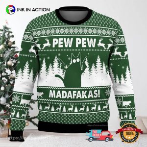 Cat Meme Xmas Funny Cat Ugly Christmas Sweater