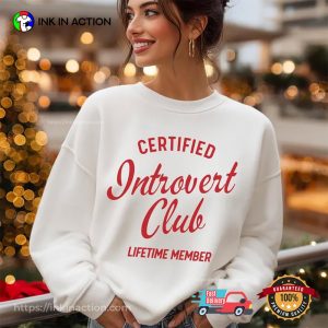 Certified Introvert Club Lifetime Member Shirt