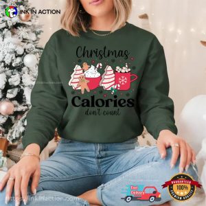 Christmas Calories Don't Count, Funny Xmas Shirt 2 InkInAction.com