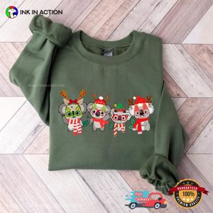 Christmas Koalas Family, christmas themed shirts 2 InkInAction.com
