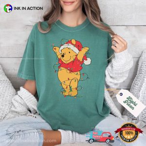 Christmas Winnie The Pooh Decoration Comfort Colors Shirt