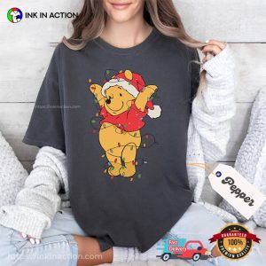 Christmas Winnie The Pooh Decoration Comfort Colors Shirt