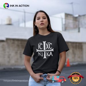 Christogram IC XC NIKA Jesus Christ Is Winner Orthodox T-shirt
