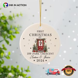 Custom First Christmas In Our New Home Ornament