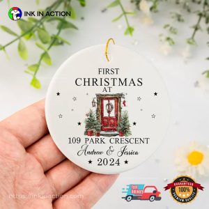 Custom First Christmas In Our New Home Ornament