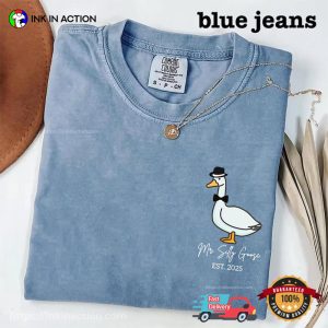 Custom Mr. And Mrs. Silly Goose Married Couple Comfort Colors Shirt