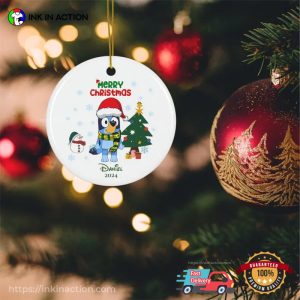 Custom New Baby bluey christmas ornament 1 InkInAction.com
