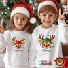 Custom Reindeer Toddler Christmas Kids T-shirt