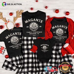 Custom Vintage Magante Family Christmas Shirts