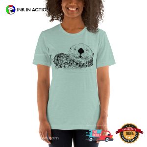 Cute Chilling Sea Otter Shirt 1 InkInAction.com
