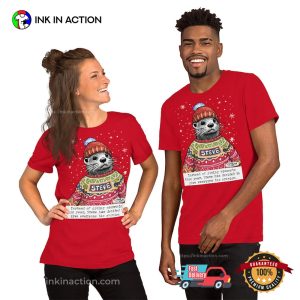 Cute Christmas Steve Sea Otter Shirt 3 InkInAction.com