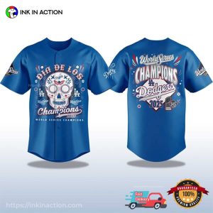Dia De Los World Series Champions 2025 LA Dodgers Baseball Jersey