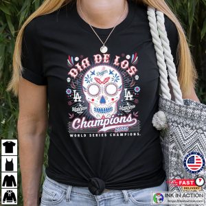 Dia De Los World Series Champions 2025 LA Dodgers Graphic Shirt