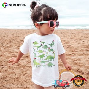 Dinosaurs Santa Dinos Holiday Shirt