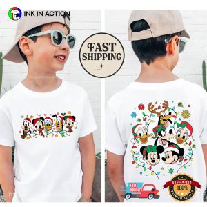 Disney Christmas Kids Mickey And Friends Holiday T-shirt