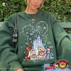 Disney Christmas Winnie The Pooh Holiday T shirt 3 InkInAction.com