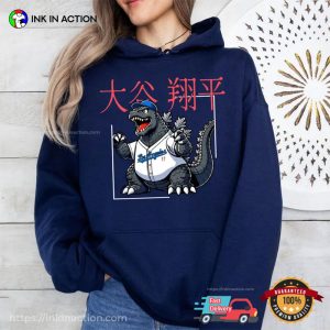 Dodgers Shohei Ohtani Godzilla Japanese Shirt