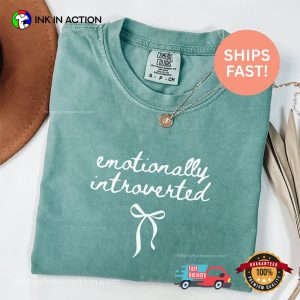 Emotionally Introverted Funny Introvert Comfort Colors Tee