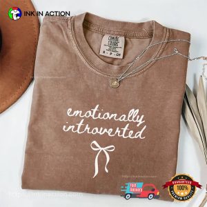 Emotionally Introverted Funny Introvert Comfort Colors Tee 3 InkInAction.com