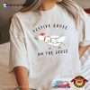 Festive Goose On The Loose Silly Goose Christmas Comfort Colors Shirt