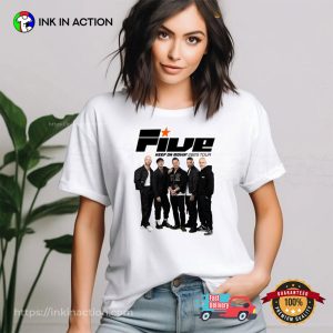 Five Boy Band 2025 Tour T-shirt