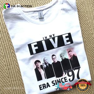 Five Boyband Five In My Five Era Since 97 Concert T-shirt