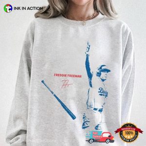 Freddie Freeman Dodgers Champions Signature Shirt 3 InkInAction.com