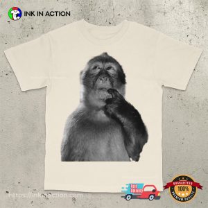 Funny Monkey Stupid Meme T-shirt