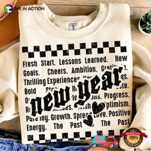Happy New Year 2026 Positive Words Shirt