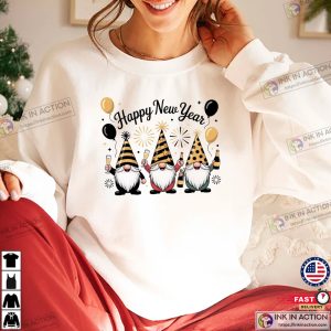 Happy New Year Gnome Party Celebration Shirt