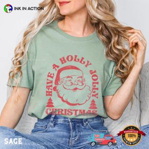 Have A Holly Jolly Christmas Vintage Santa Comfort Colors Shirt