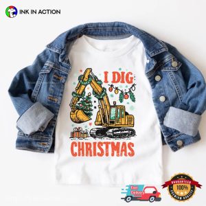 I Dig Christmas, Construction Monster Kid Tee
