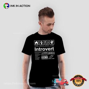 Introvert Label Happy World Introvert Day Shirt