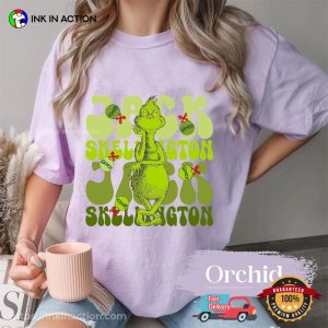 Jack Skellington Grinch Christmas Graphic Comfort Colors Shirt