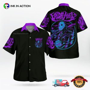 Jason Voorhees Friday 13Th Welcome To Camp Crystal Lake Hawaiian Shirt