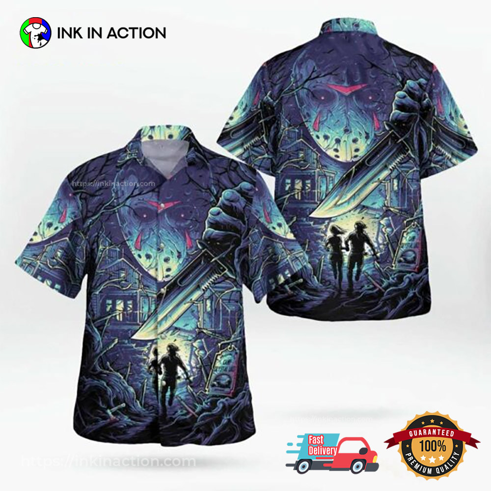 Jason Voorhees Friday The 13th Horror Hawaiian Shirt Jason Voorhees Friday The 13th Horror Hawaiian Shirt