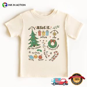 Jesus Is Christmas, christmas themed shirts 2 InkInAction.com