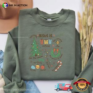 Jesus Is Christmas, christmas themed shirts 3 InkInAction.com