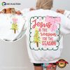 Jesus Is The Reason For The Season, Coquette Christmas Tree Shirt