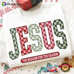Jesus The Reason For The Season Retro Christmas Jesus Shirt