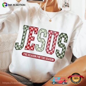 Jesus The Reason For The Season Retro Christmas Jesus Shirt 2 InkInAction.com
